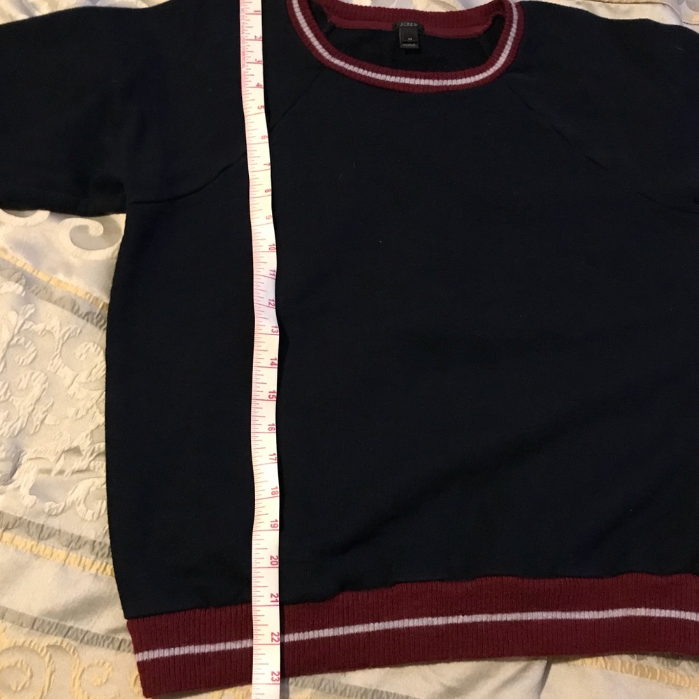 J crew T ipped sweatshirt!